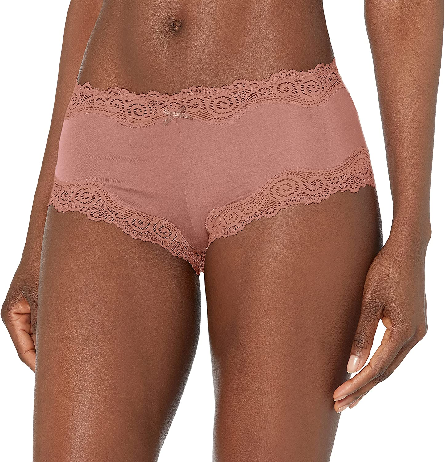 Maidenform Women'S Sexy Must Have Cheeky Scalloped Lace Hipster Apparel & Accessories > Clothing > Underwear & Socks > Underwear Maidenform Misted Rose 9 