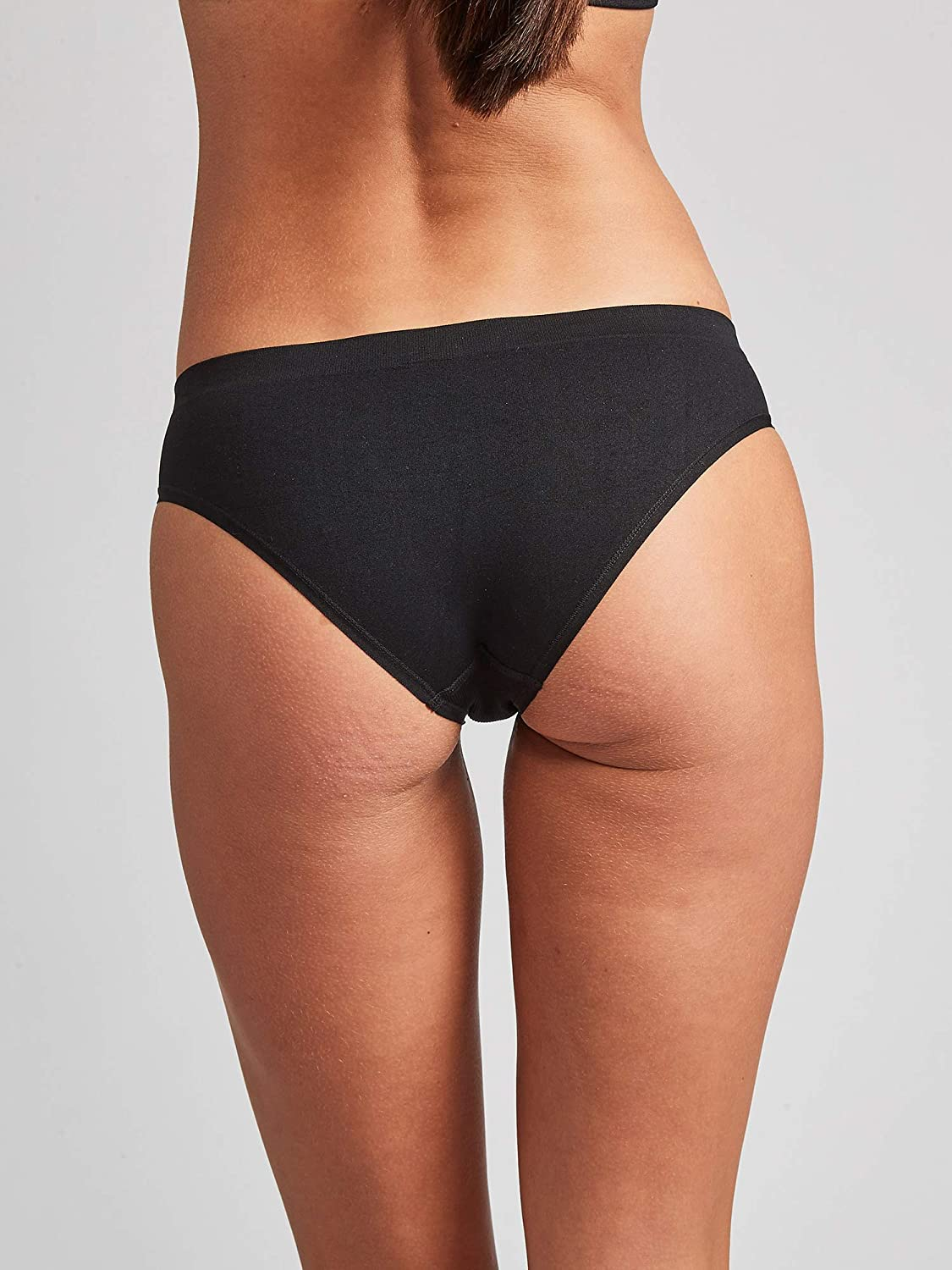 Kalon 6-Pack Women'S Cheekini Bikini Soft Stretch Panties Apparel & Accessories > Clothing > Underwear & Socks > Underwear Kalon   