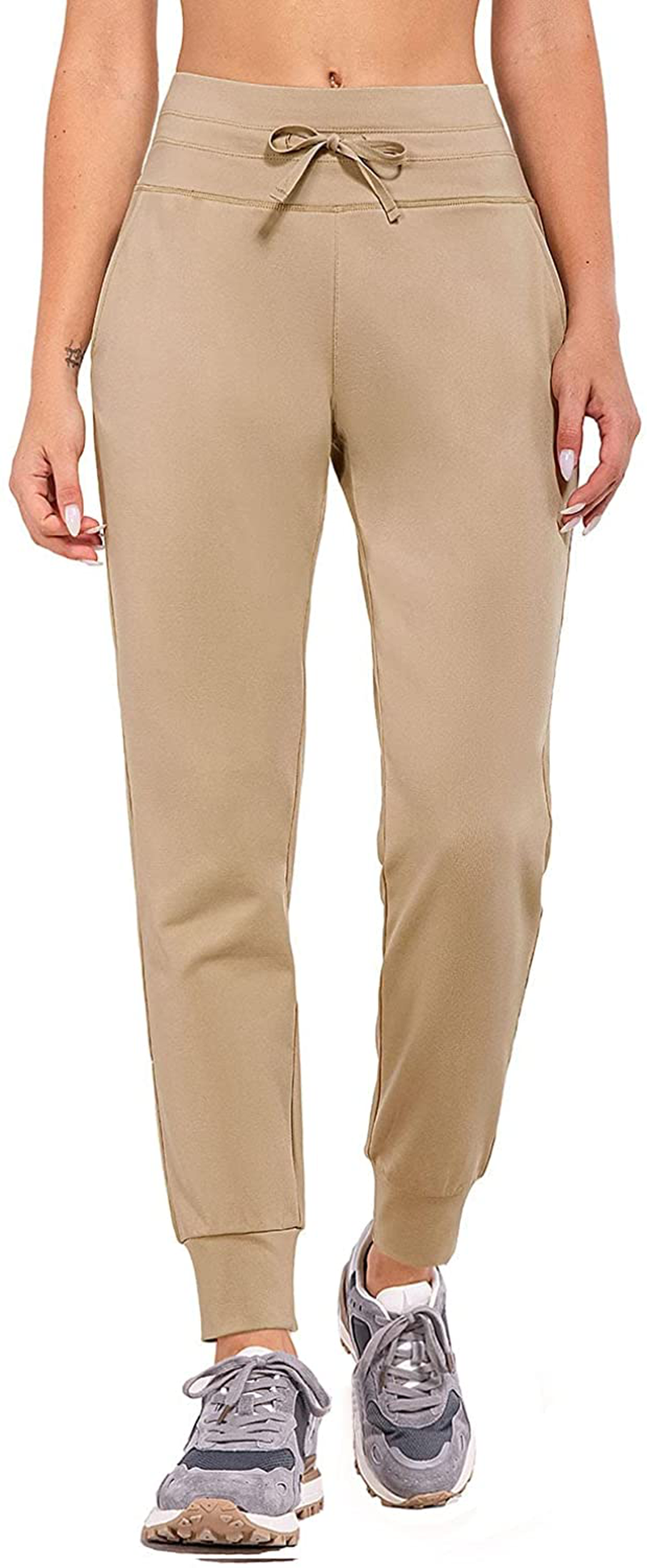 BALEAF Women'S Fleece Lined Pants Water Resistant Sweatpants High Waisted Thermal Joggers Winter Running Hiking Pockets Apparel & Accessories > Clothing > Activewear Kylie Max   