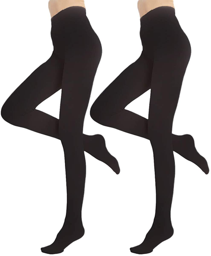 Blostirno Women'S Fleece Lined Tights Thermal Pantyhose Leggings Apparel & Accessories > Clothing > Underwear & Socks > Shapewear Blostirno   