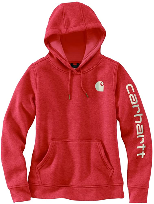 Carhartt Women'S Clarksburg Graphic Sleeve Pullover Sweatshirt (Regular and plus Sizes) Apparel & Accessories > Clothing > Activewear Kylie Max   