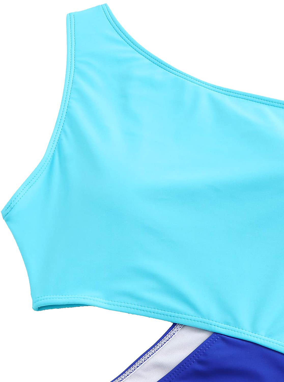 Sweatyrocks Women'S Bathing Suits One Shoulder Cutout One Piece Swimsuit Swimwear Monokini Apparel & Accessories > Clothing > Swimwear Kylie Max   