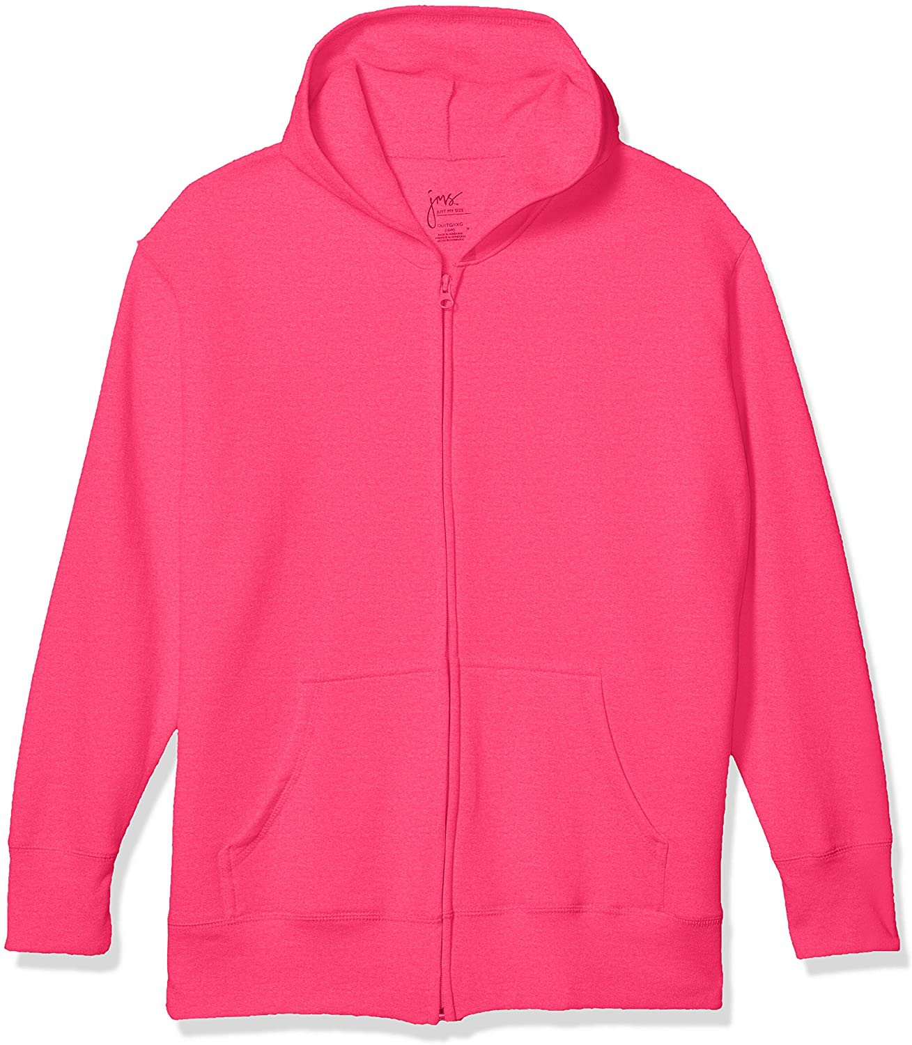JUST MY SIZE plus Size Comfortsoft Ecosmart Fleece Full-Zip Women'S Hoodie Apparel & Accessories > Clothing > Activewear Kylie Max   
