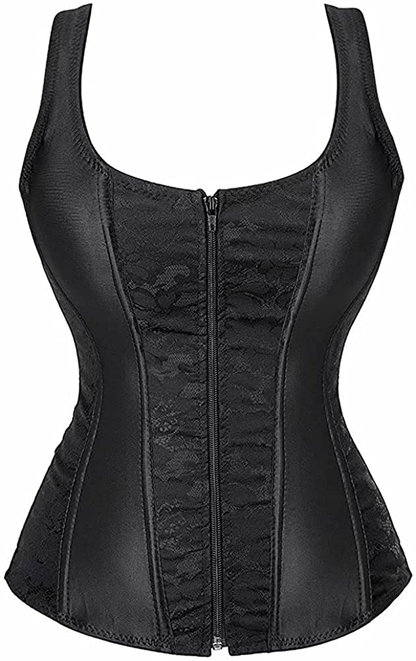 Blidece Women'S Sexy Boned Lace up Push up Shapewear Top Overbust Corset Bustier Apparel & Accessories > Clothing > Underwear & Socks > Lingerie Blidece Black 2 X-Large 