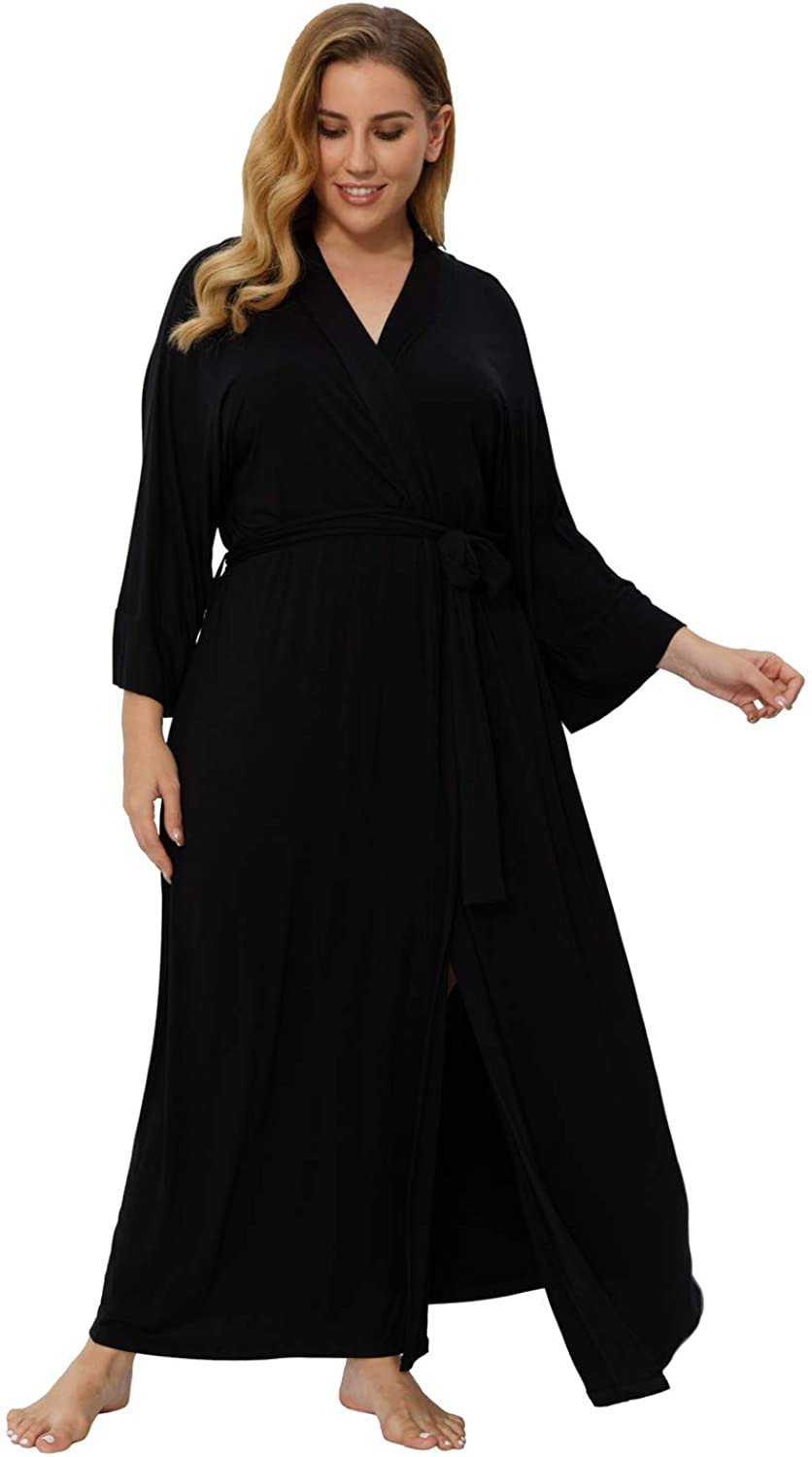 Super Shopping-Zone Women'S plus Size Long Robes Kimonos plus Size Maternity Robes Delivery Robes Sleepwear Apparel & Accessories > Clothing > Sleepwear & Loungewear > Robes Super Shopping-zone   