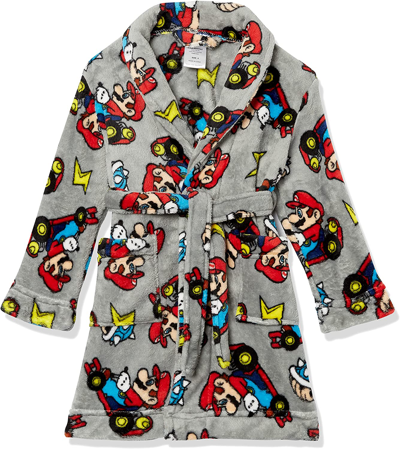 SUPER MARIO Boys Robe Apparel & Accessories > Clothing > Sleepwear & Loungewear > Robes Kylie Max   
