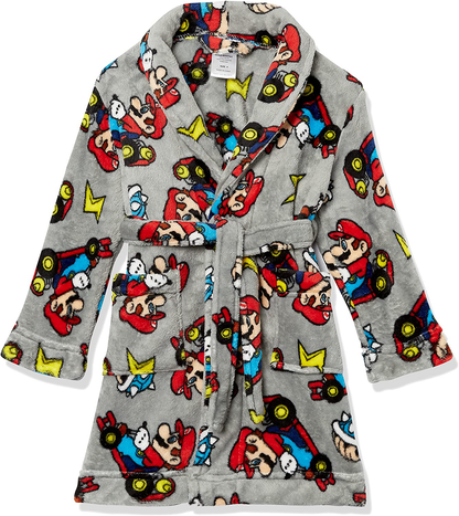 SUPER MARIO Boys Robe Apparel & Accessories > Clothing > Sleepwear & Loungewear > Robes Kylie Max   