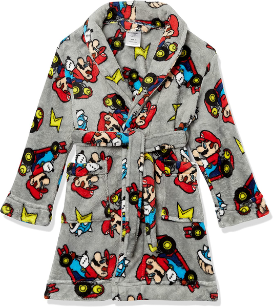 SUPER MARIO Boys Robe Apparel & Accessories > Clothing > Sleepwear & Loungewear > Robes Kylie Max   