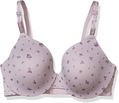 Warner’s Women’s This Is Not A Bra Full-Coverage Underwire Bra Apparel & Accessories > Clothing > Underwear & Socks > Bras Warner's Windy Blue Print 36D 