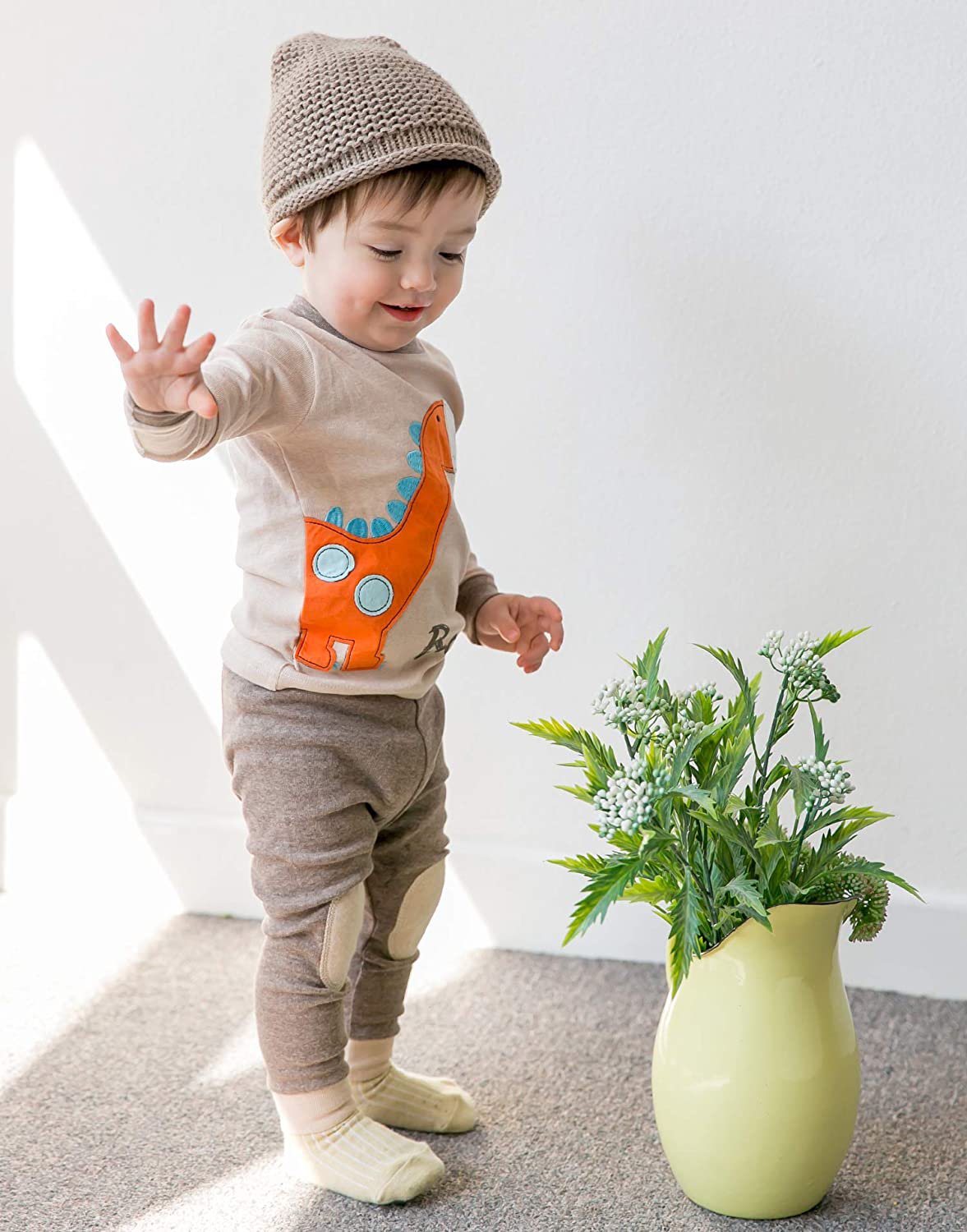VAENAIT BABY Toddler Kids Boys Girls 100% Cotton Jaws Truck Dino Snug Fit Sleepwear Pajama Pjs Set Apparel & Accessories > Clothing > Sleepwear & Loungewear > Pajamas Kylie Max   