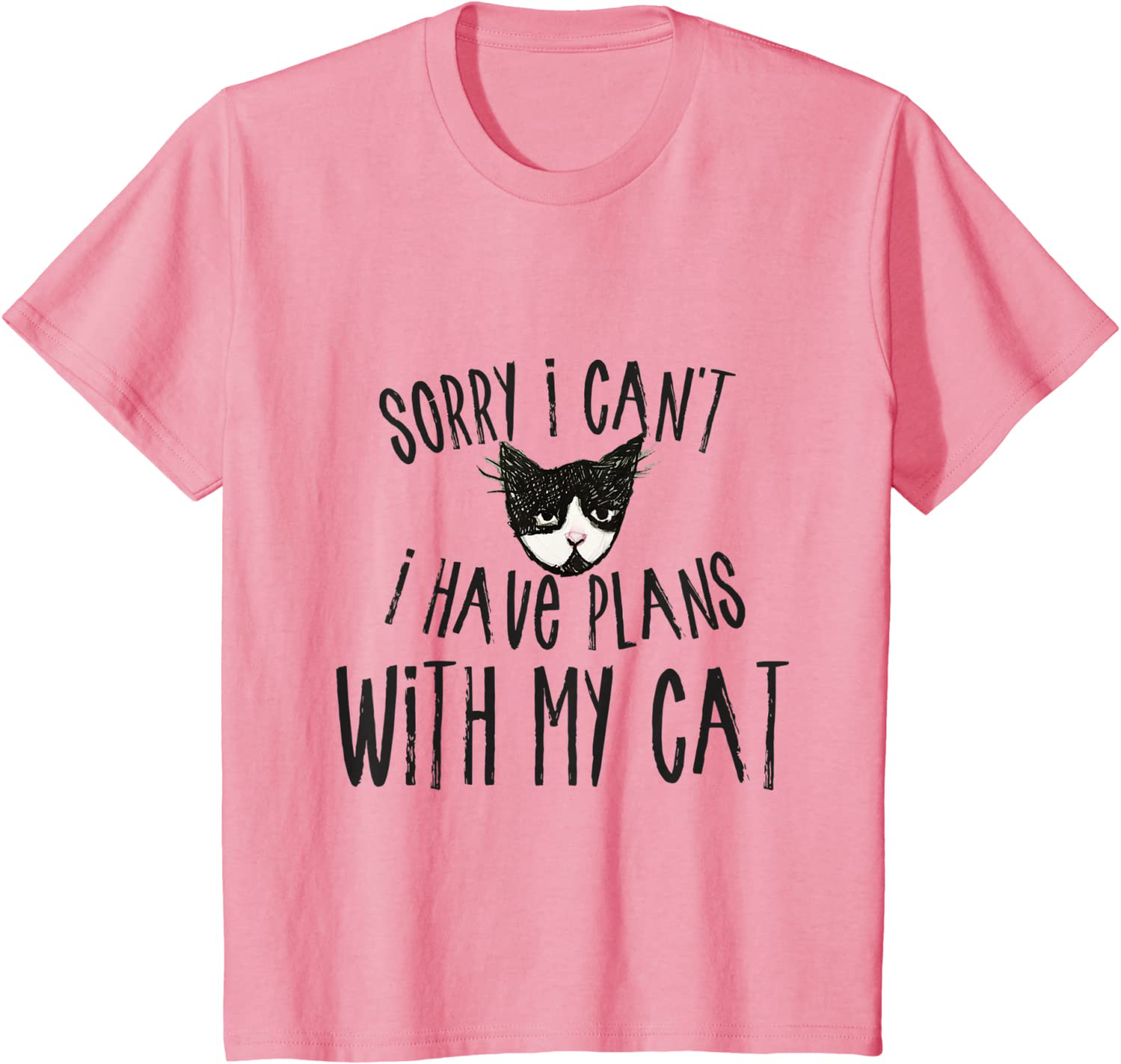 Sorry I can't I have plans with my Cat T-Shirt Arts & Entertainment > Party & Celebration > Gift Giving Caterpillar Pink Youth Kids 4