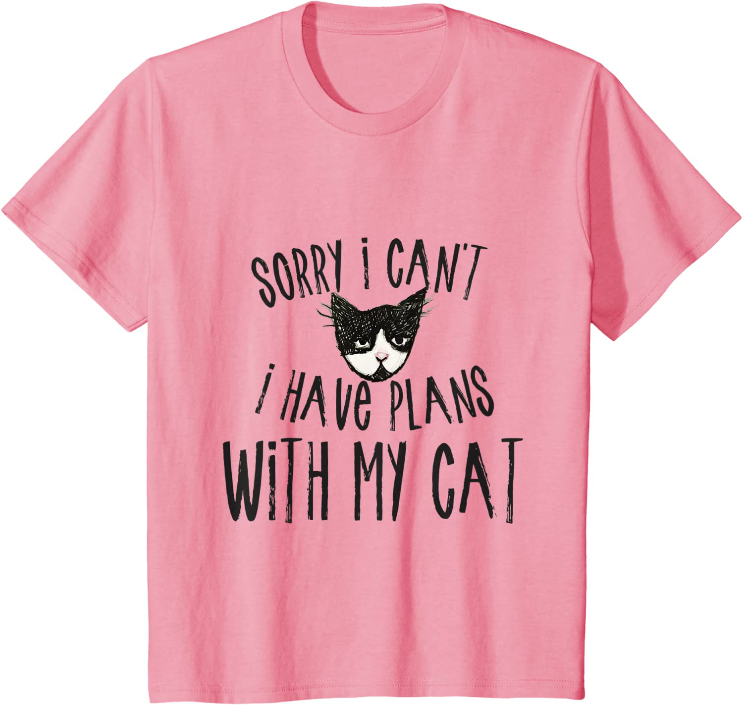 Sorry I can't I have plans with my Cat T-Shirt Arts & Entertainment > Party & Celebration > Gift Giving Caterpillar Pink Youth Kids 4