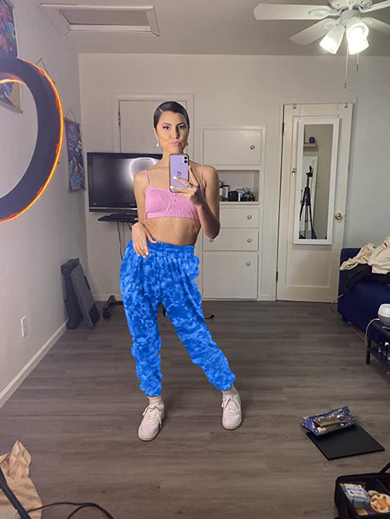 GOKATOSAU Women'S Sexy Lounge Stretch Casual Jogger Drawstring Sweatpants with Pockets Apparel & Accessories > Clothing > Activewear Kylie Max   