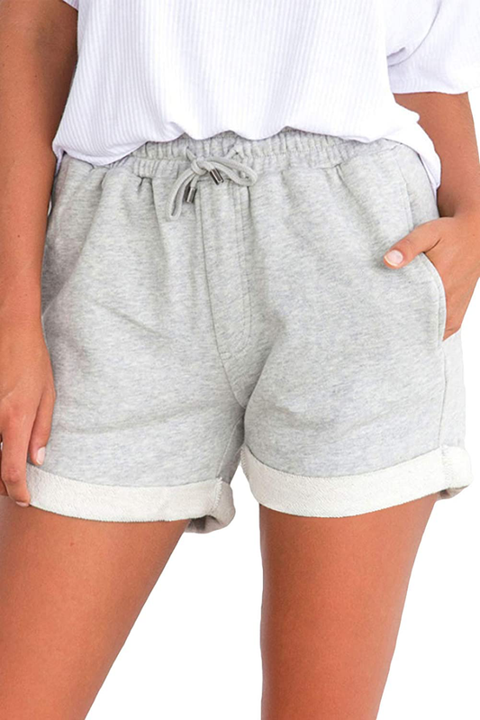 Paitluc Sport Shorts Women Workout Shorts with Pockets for Women Mid Waist Slightly Stretchy Light Weight Apparel & Accessories > Clothing > Shorts Kylie Max   