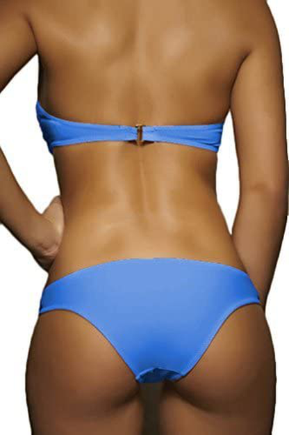 Imilan Twist Bandeau Bikini Set Swimwear Swimsuit for Women Apparel & Accessories > Clothing > Swimwear Imilan   