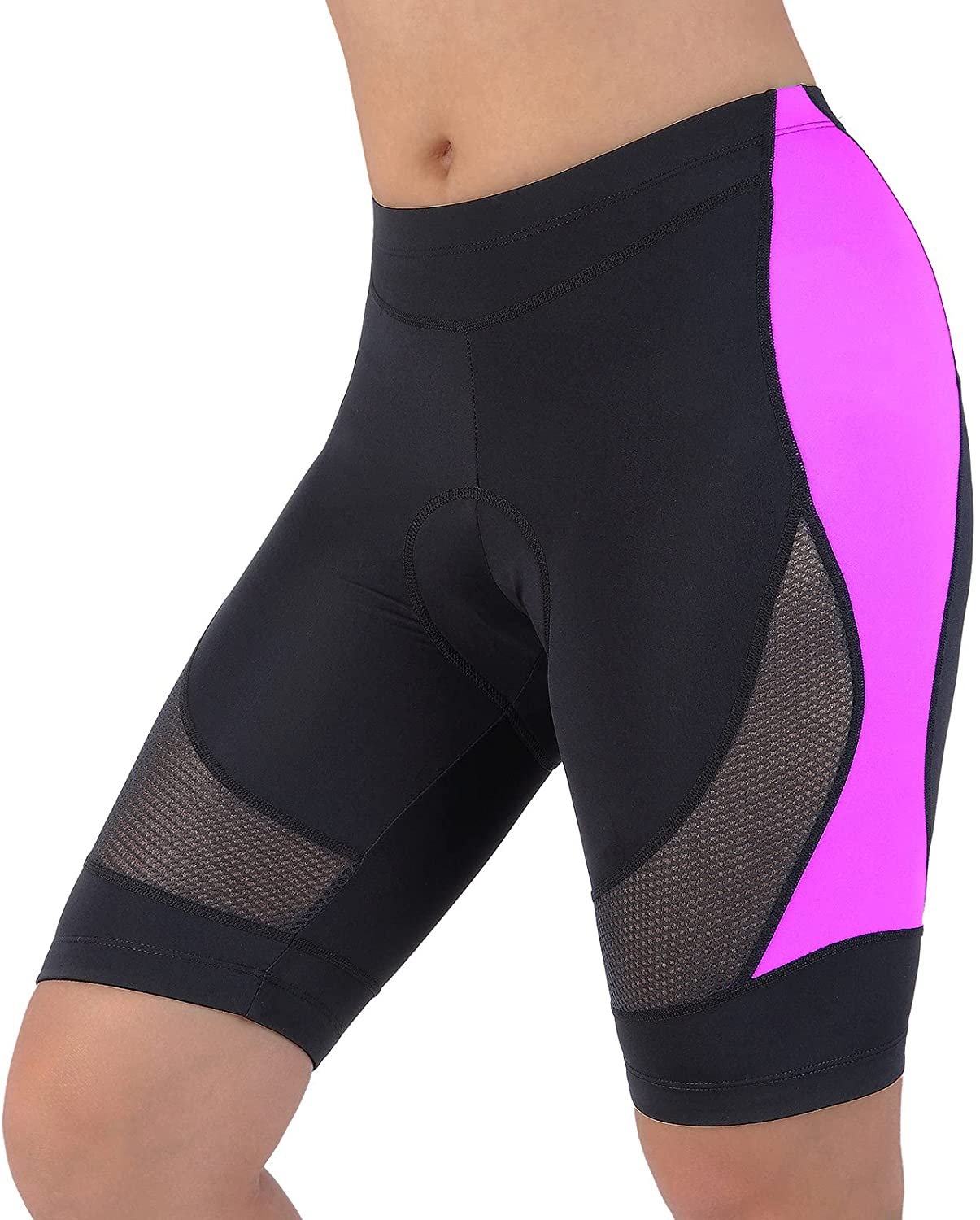 Beroy Bike Shorts Women 3D Gel Padded with Pocket Indoor- Outdoor Cycling Spining - Shorts Apparel & Accessories > Clothing > Shorts Kylie Max   