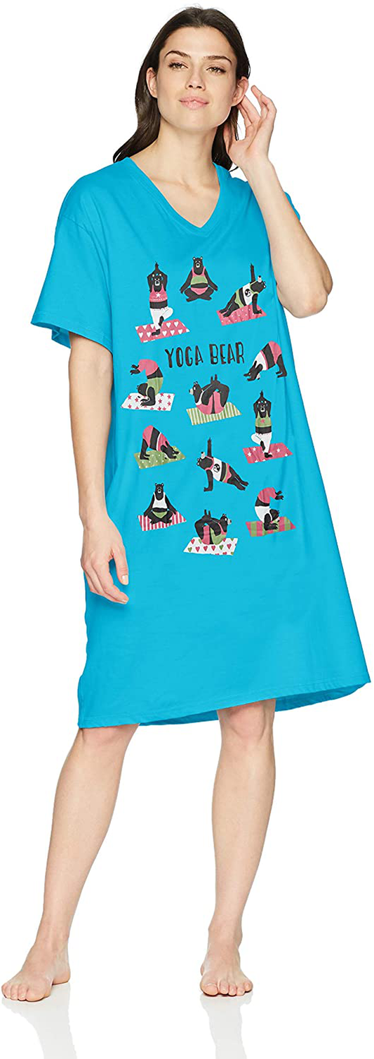 Little Blue House by Hatley Women'S Animal Sleepshirts Apparel & Accessories > Clothing > Sleepwear & Loungewear > Nightgowns Kylie Max   