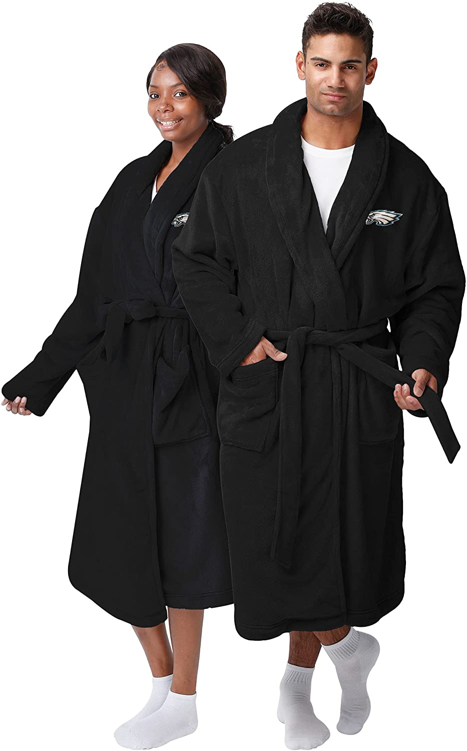 FOCO NFL Womens Team Logo Soft Lazy Day Robe Apparel & Accessories > Clothing > Sleepwear & Loungewear > Robes Kylie Max   