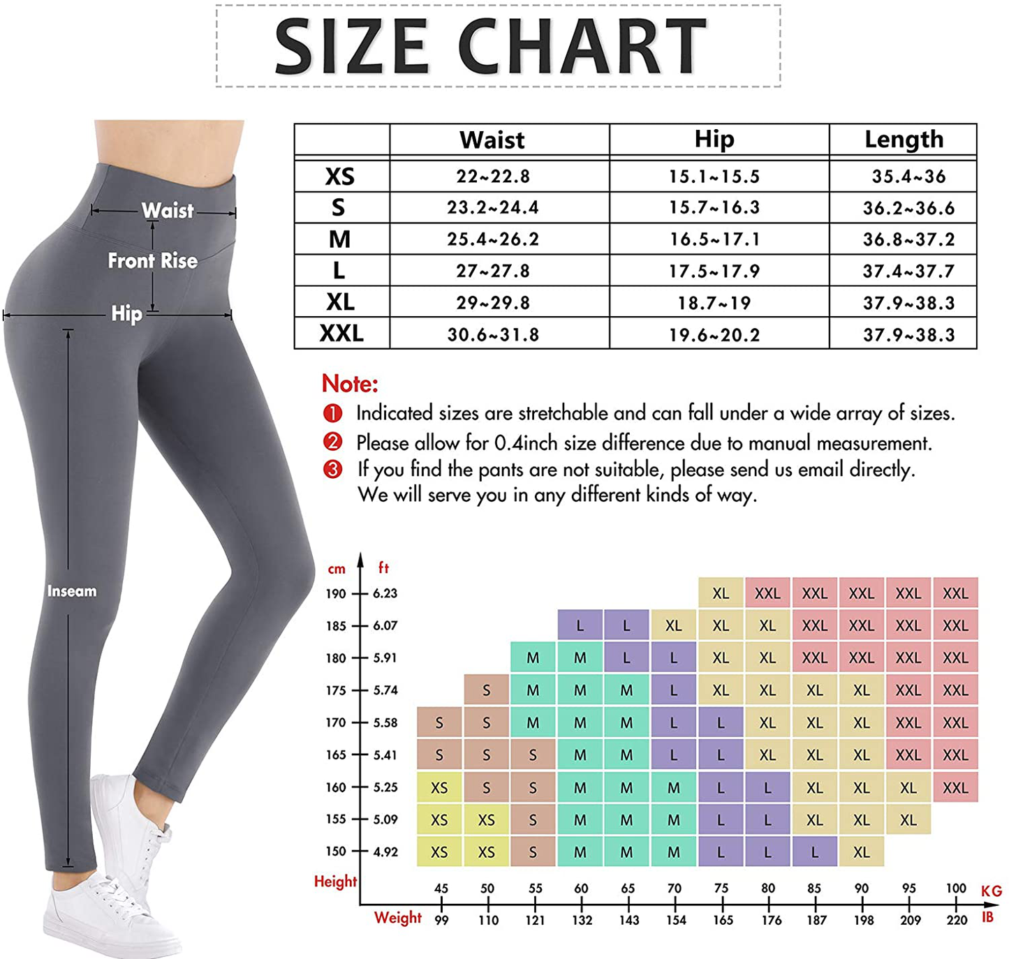 IUGA High Waisted Leggings for Women Workout Leggings with Inner Pocket Yoga Pants for Women Apparel & Accessories > Clothing > Activewear IUGA   