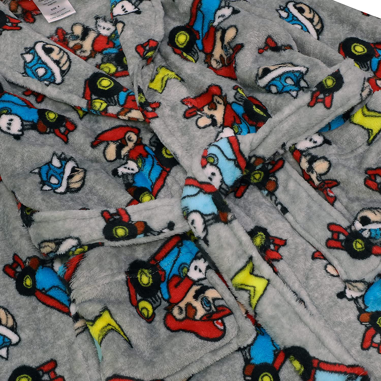 SUPER MARIO Boys Robe Apparel & Accessories > Clothing > Sleepwear & Loungewear > Robes Kylie Max   
