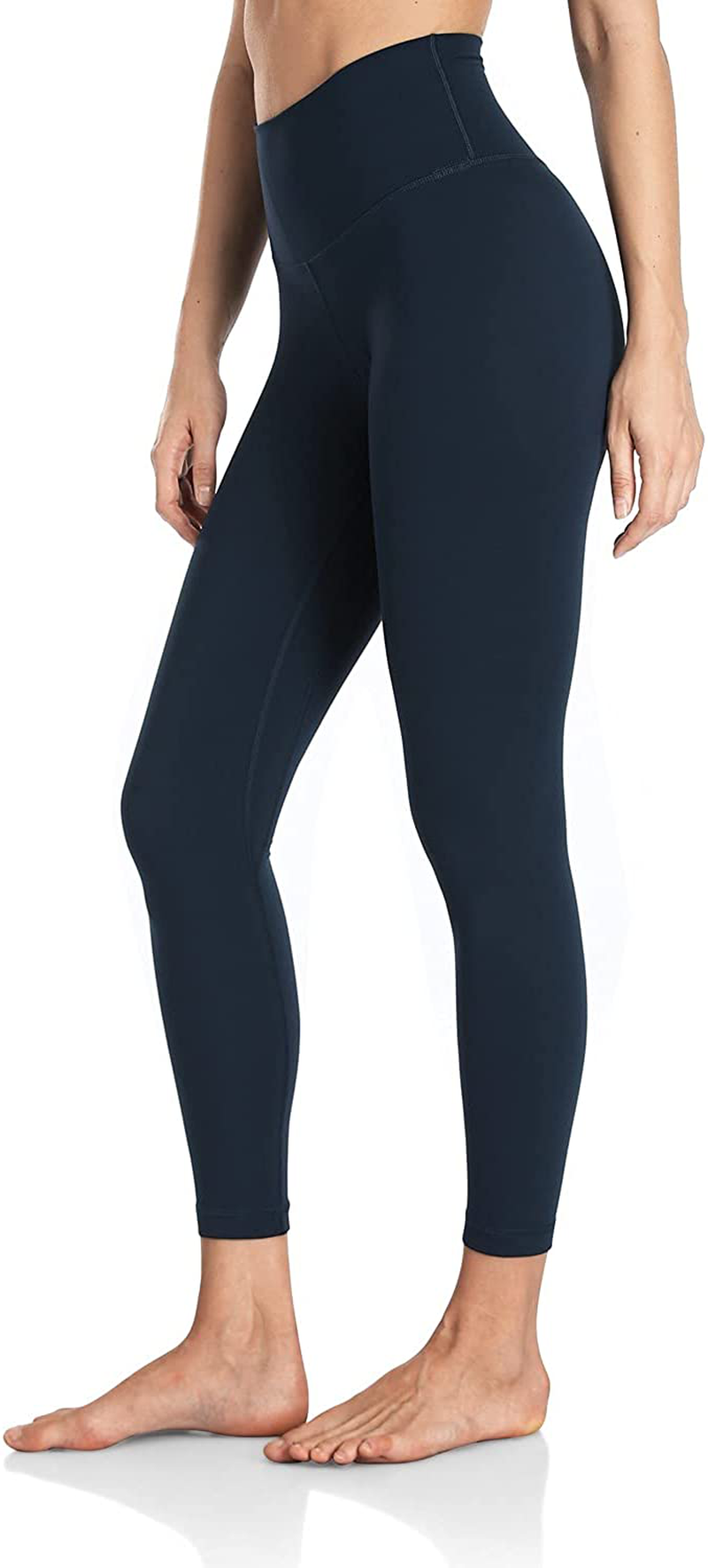 HeyNuts Hawthorn Athletic Essential II 7/8 Legging Women's High Waisted Yoga Pants Active Ankle Legging-25'' Apparel & Accessories > Clothing > Activewear HeyNuts True Navy_25'' Ⅱ Large 