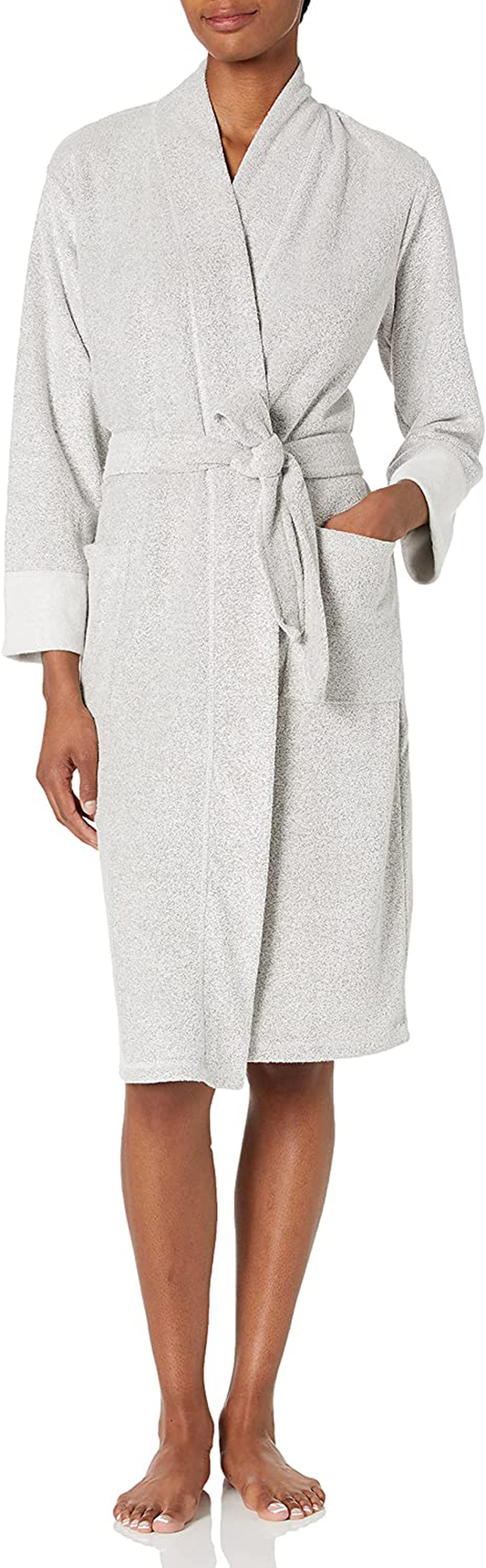 N Natori Nirvana Brushed Terry Bathrobe Robe for Women Apparel & Accessories > Clothing > Sleepwear & Loungewear > Robes Kylie Max   
