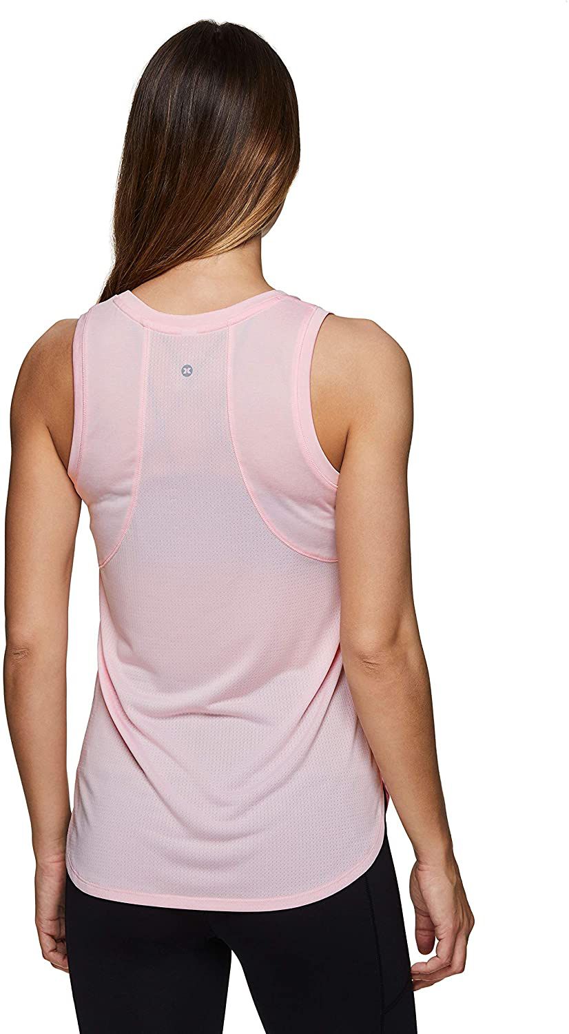 RBX Active Women'S Sleeveless Athletic Performance Running Workout Yoga Tank Top with Mesh Ventilation Apparel & Accessories > Clothing > Activewear Kylie Max   