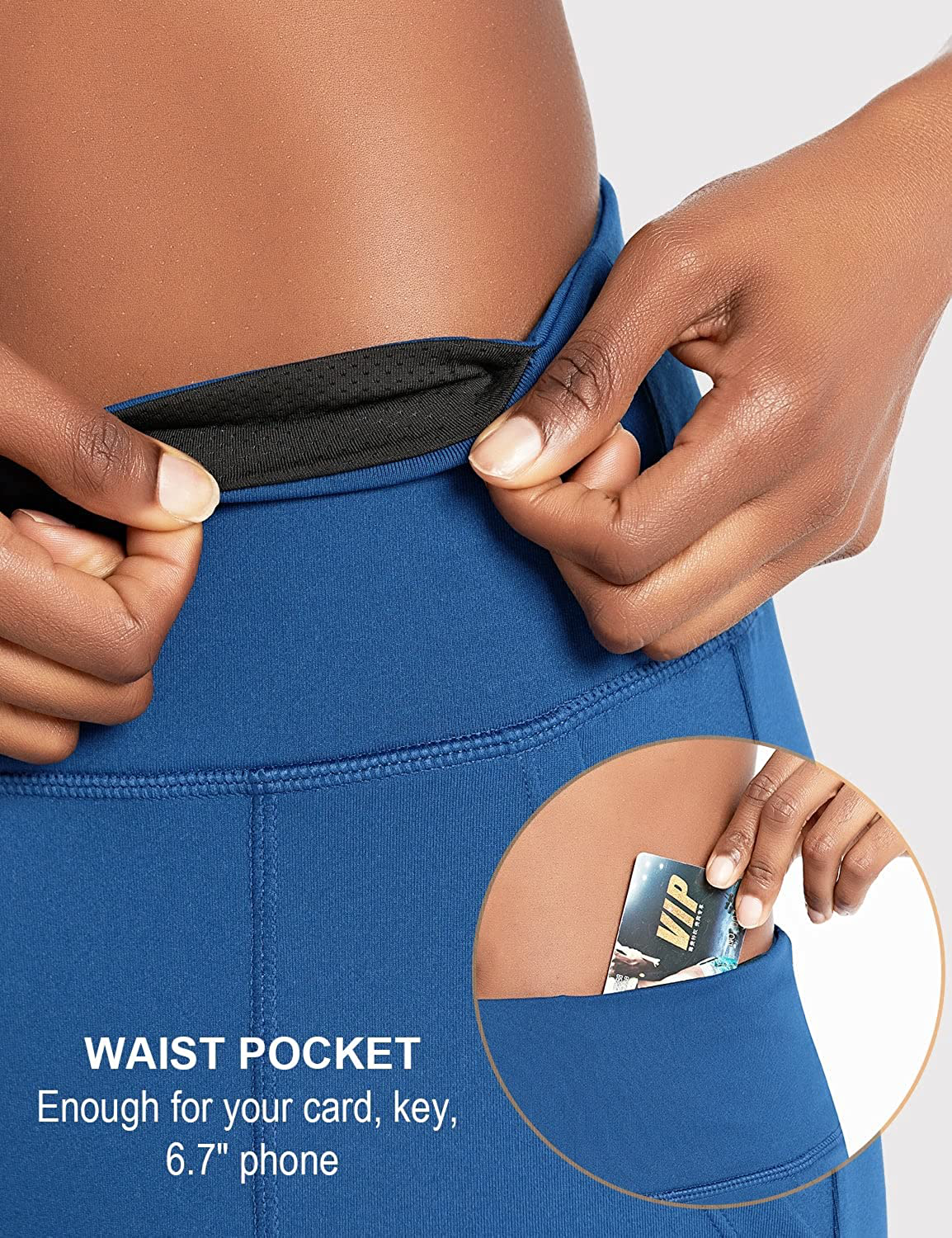 BALEAF Women'S 7" Athletic Long Shorts High Waisted Running Bermuda Shorts with Pockets Apparel & Accessories > Clothing > Shorts Kylie Max   