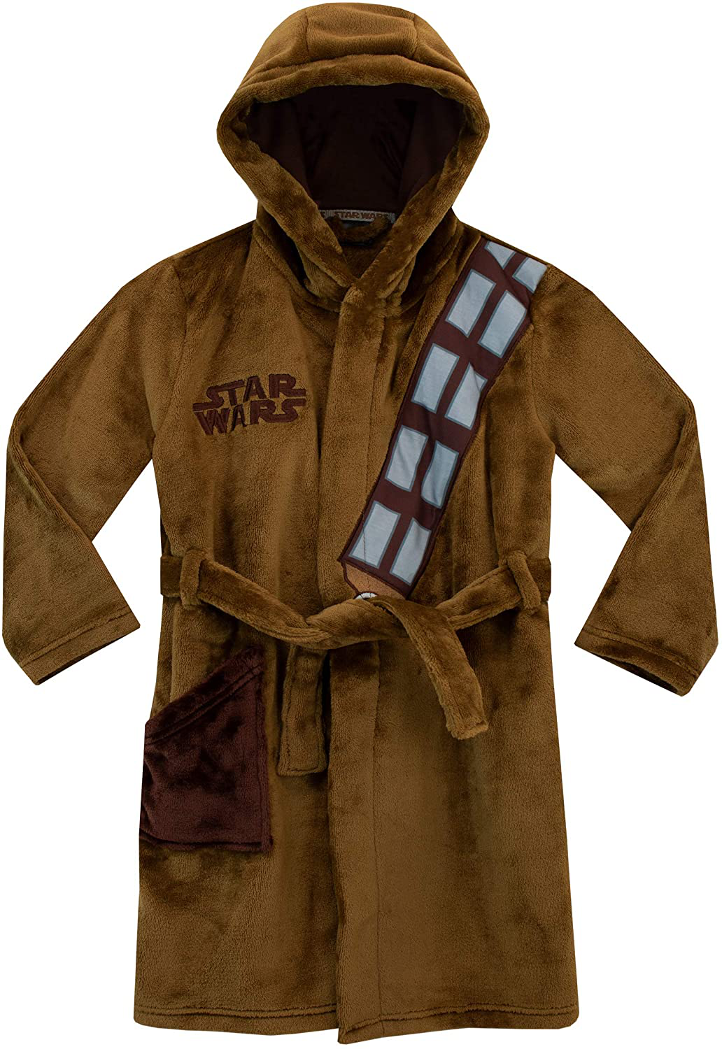 STAR WARS Boys' Chewbacca Robe Apparel & Accessories > Clothing > Sleepwear & Loungewear > Robes Kylie Max   