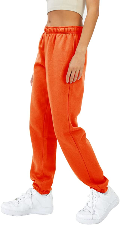 EFAN Womens Fleece Sweatpants Warm Baggy Pants Comfy Oversized Fall Joggers High Waisted Cotton Lounge with Pockets Apparel & Accessories > Clothing > Activewear Kylie Max   