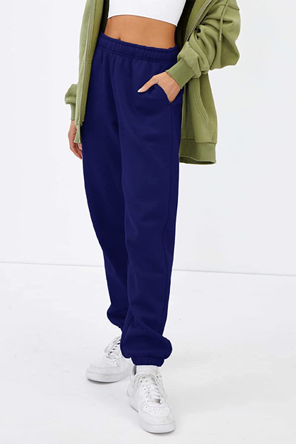EFAN Womens Fleece Sweatpants Warm Baggy Pants Comfy Oversized Fall Joggers High Waisted Cotton Lounge with Pockets Apparel & Accessories > Clothing > Activewear Kylie Max   