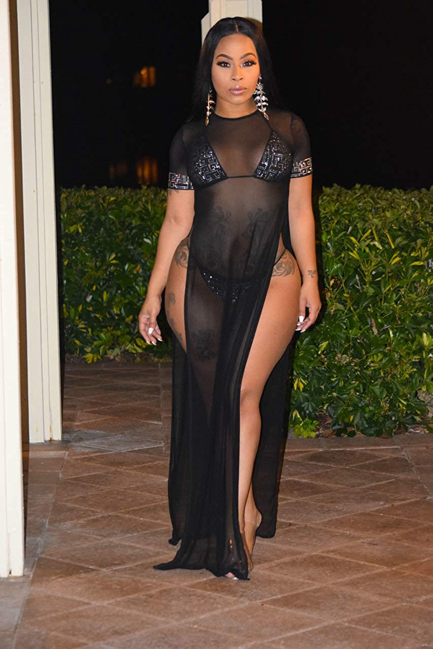 Perzeal Women'S Sexy Sleeveless Swimsuit Cover Ups Sheer Crochet plus Size Beach Bikini See through Swimwear Maxi Dresses Apparel & Accessories > Clothing > Swimwear Kylie Max   