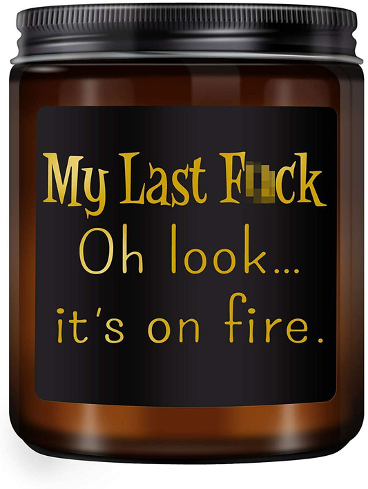 KLL Lavender Scented Funny Candles- Funny Gifts for Women, Men, Friend- Gift for Her, Him- BFF Gifts- Candle Gifts- Valentines Day Gifts for Him, Boyfriend- Christmas Day Gifts (7oz) Arts & Entertainment > Party & Celebration > Gift Giving KLL   