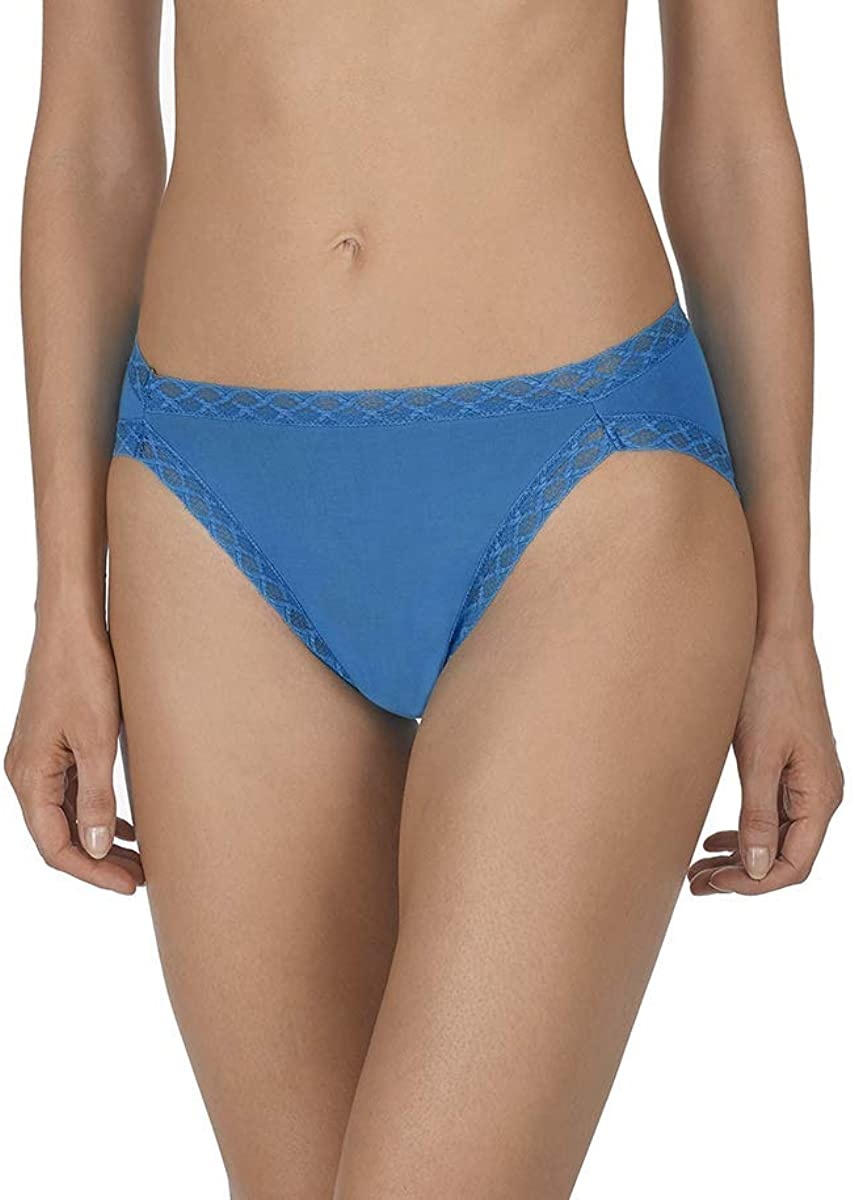 Natori Womens Bliss French Cut Panty Apparel & Accessories > Clothing > Underwear & Socks > Underwear Natori Electric Blue X-Small 