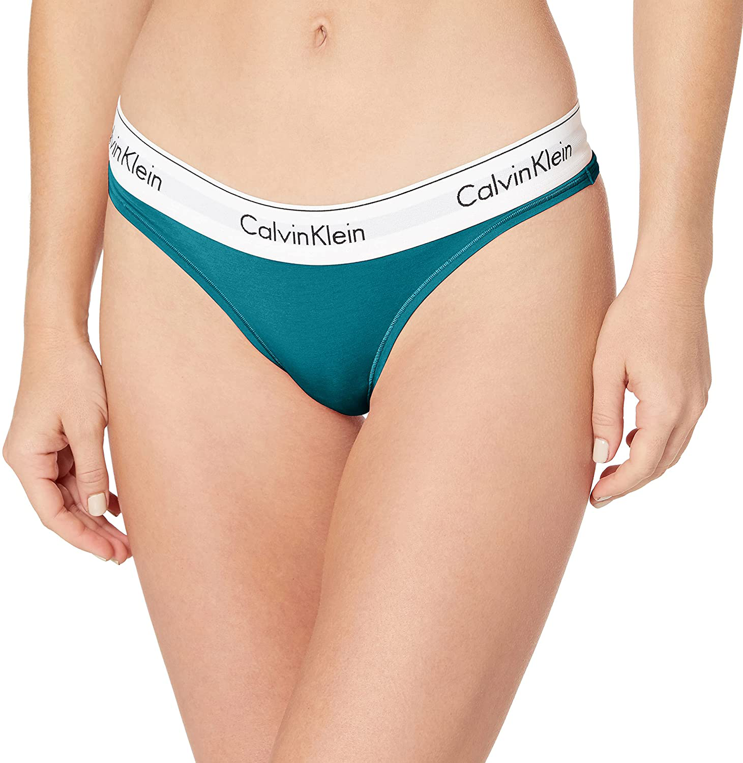 Calvin Klein Women's Modern Cotton Thong Panty Apparel & Accessories > Clothing > Underwear & Socks > Underwear Calvin Klein Topaz Gemstone X-Large 