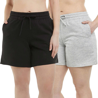Danskin Womens 2-Pack Soft Active Short Apparel & Accessories > Clothing > Shorts Kylie Max   