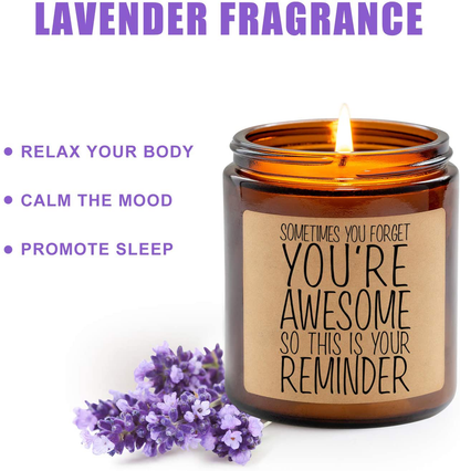 GSPY Scented Candles - Thank You Gifts, Appreciation Gifts, Relaxing Gifts for Women, Gifts for Her - Best Friend, Friends Gifts - Christmas, Birthday Gifts for Mom, Wife, Daughter, Coworker, Nurse Arts & Entertainment > Party & Celebration > Gift Giving GSPY   