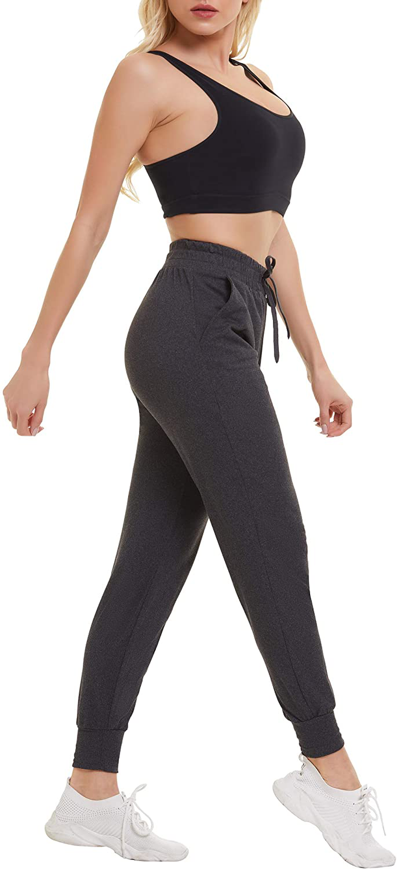 FULLSOFT Sweatpants for Women-Womens Joggers with Pockets Lounge Pants for Yoga Workout Running Apparel & Accessories > Clothing > Activewear Kylie Max   