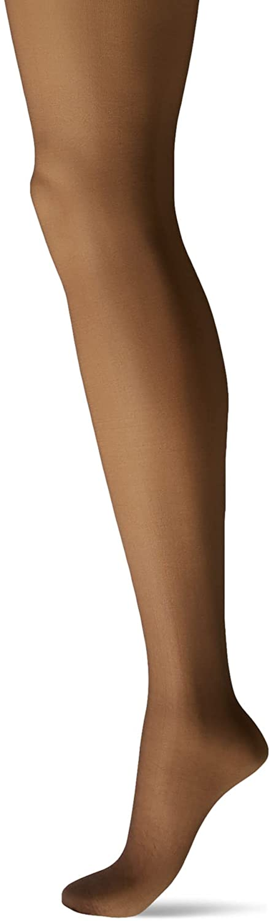Hanes Silk Reflections Women'S Lace Top Thigh High Apparel & Accessories > Clothing > Underwear & Socks > Shapewear Hanes Barely Black 1 E-F
