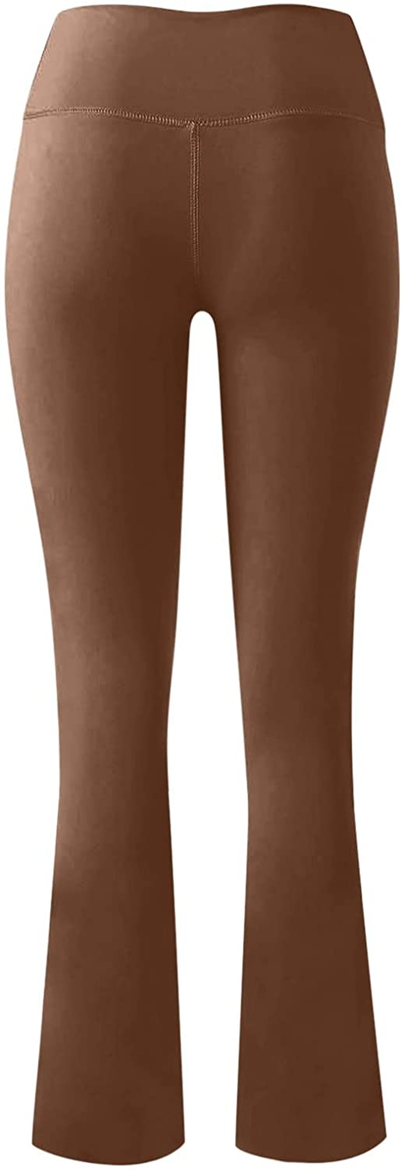 Burband Womens Bootcut Yoga Pants Tummy Control Non See through High Waisted Lounge Pants Bootleg Work Pants Dress Pants Apparel & Accessories > Clothing > Underwear & Socks > Shapewear Burband   
