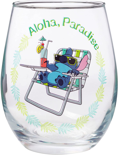 Silver Buffalo Friends You're the Rachel Stemless Drinking Glass, 1 Count (Pack of 1), Clear Arts & Entertainment > Party & Celebration > Gift Giving Silver Buffalo Lilo and Stitch  