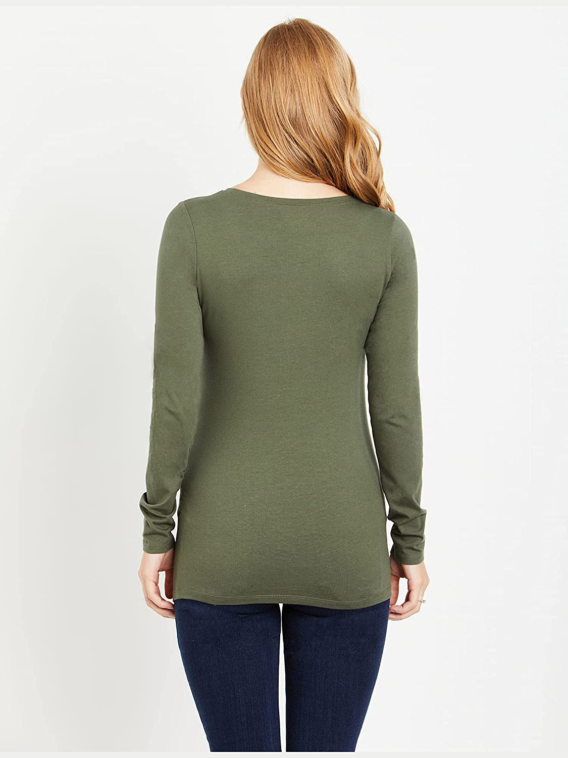 Motherhood Maternity Women'S Bumpstart 2 Pack Long Sleeve Tee Shirts Apparel & Accessories > Clothing > Activewear Kylie Max   
