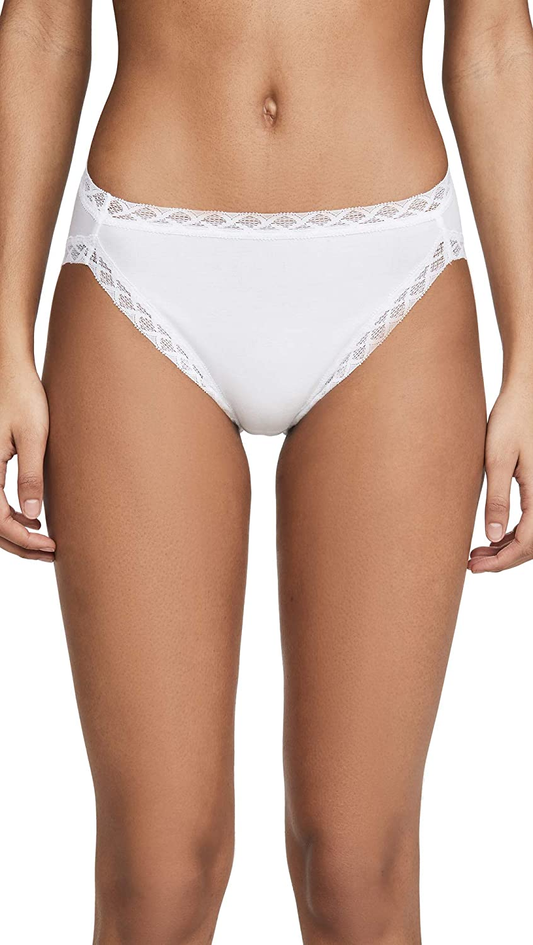 Natori Womens Bliss French Cut Panty  Natori White X-Small 