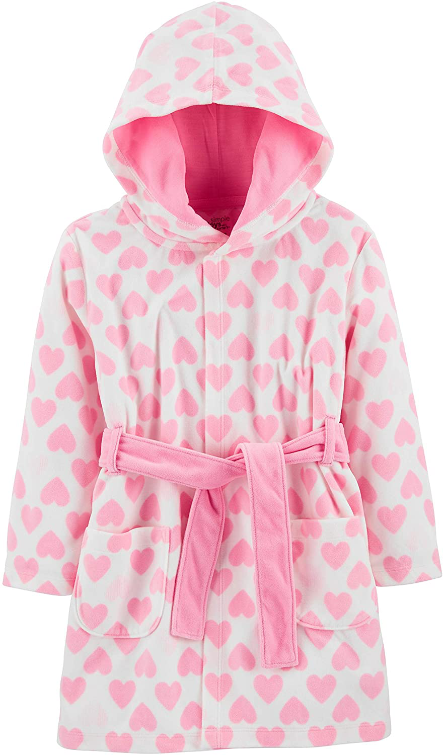 Simple Joys by Carter'S Toddler Girls' Hooded Sleeper Robe Apparel & Accessories > Clothing > Sleepwear & Loungewear > Robes Kylie Max   