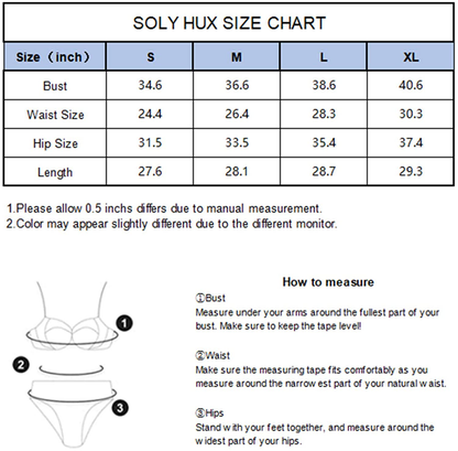 SOLY HUX Women'S Plunge Neck Cross Back High Cut One Piece Bathing Suits Swimsuit Apparel & Accessories > Clothing > Swimwear Kylie Max   