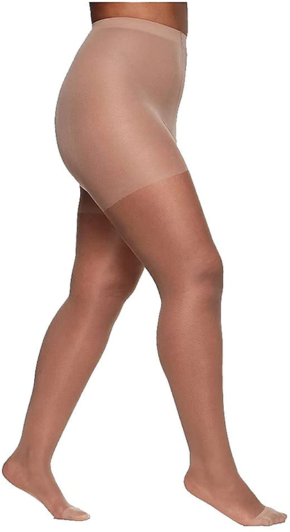 Berkshire Women'S Plus-Size Queen Silky Sheer Control Top Pantyhose - Reinforced Toe Apparel & Accessories > Clothing > Underwear & Socks > Shapewear Berkshire Natural Tan Queen Petite 