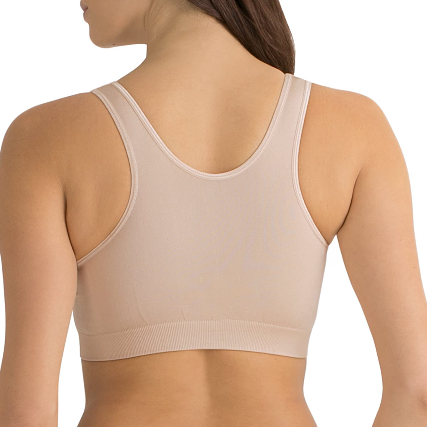 Fruit of the Loom Women'S Seamless Pullover Bra with Built-In Cups Apparel & Accessories > Clothing > Underwear & Socks > Bras Kylie Max   