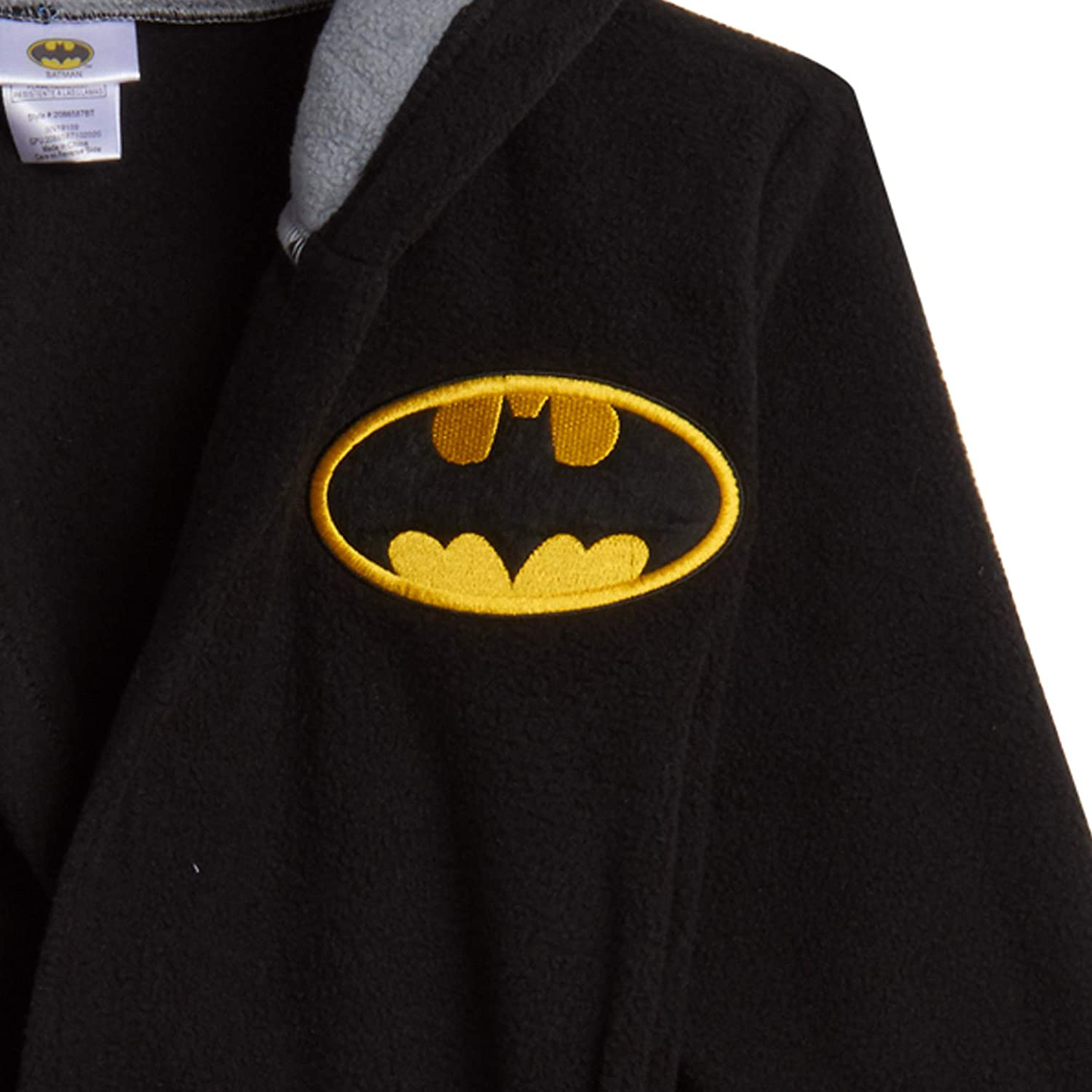 DC Comics Fleece Hooded Long Sleeve Pajama Sleep Robe Apparel & Accessories > Clothing > Sleepwear & Loungewear > Robes Kylie Max   