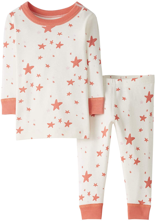 Moon and Back by Hanna Andersson Kids' 2 Piece Long Sleeve Pajama Set Apparel & Accessories > Clothing > Sleepwear & Loungewear > Pajamas Kylie Max   
