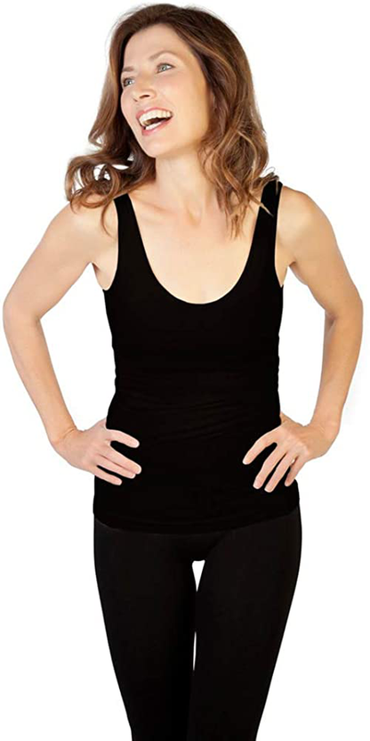Skinny Tees Women'S Basic Wide Strap Cami Apparel & Accessories > Clothing > Activewear Kylie Max   